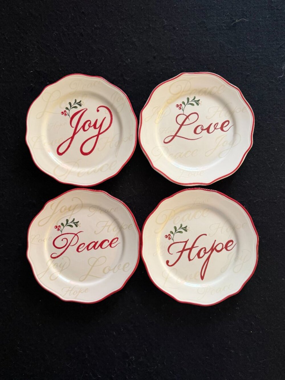 🎄Christmas🎄 – Better Homes & Gardens ‘Winter Forest’ Salad Plates - Picture 7 of 7
